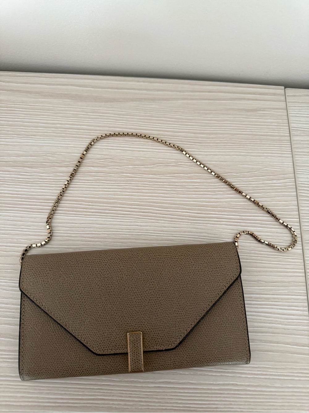 Valextra Iside clutch / wallet on chain - Picture 4 of 13